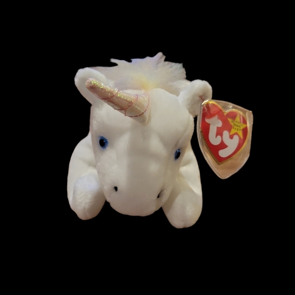 Ty Other - RARE Retired TY Beanie Baby "Mystic" the Unicorn 🦄 Iridescent Horn Rainbow
